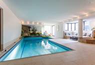 1170 AM HEUBERG: GROßZÜGIGER FAMILIENWOHNSITZ MIT INDOORPOOL, WELLNESS, GARTEN & WIEN-BLICK
