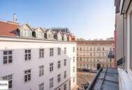 Perfekte Lage in der Josefstadt: Top-geschnittene 2-Zimmer-Wohnung mit Ost-Balkon ab sofort beziehbar.
