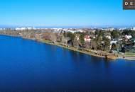 Rarität am Markt - Exklusiver Baugrund direkt in der 1. Reihe an der Alten Donau – freier, unverbaubarer Blick aufs Wasser - 2 Wohneinheiten möglich