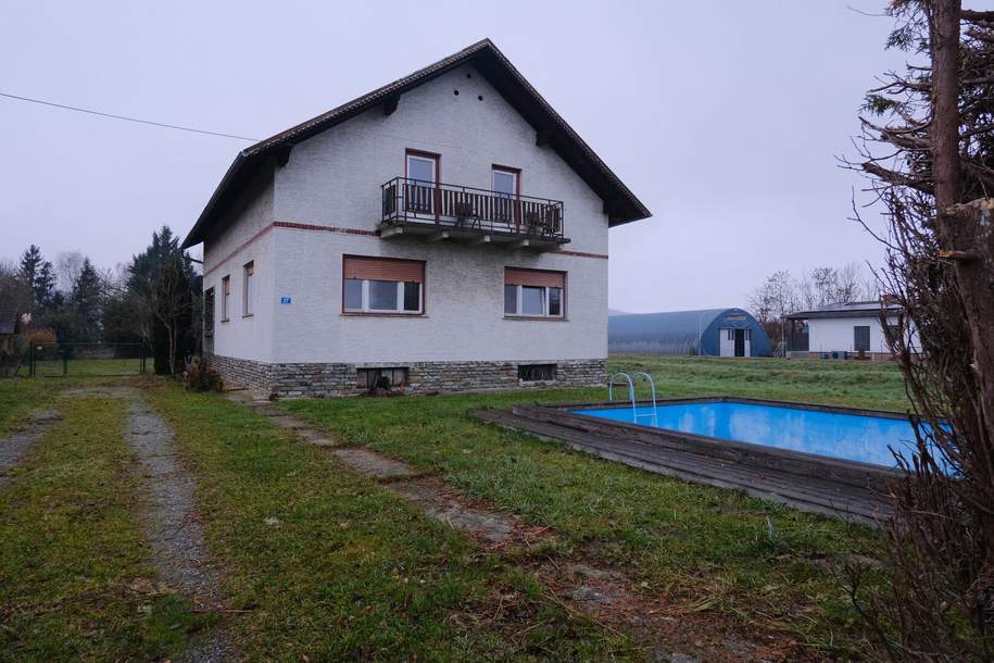 Gelegenheit Haus mit großem Garten und Pool, Haus-kauf, 167.000,€, 7522 Güssing