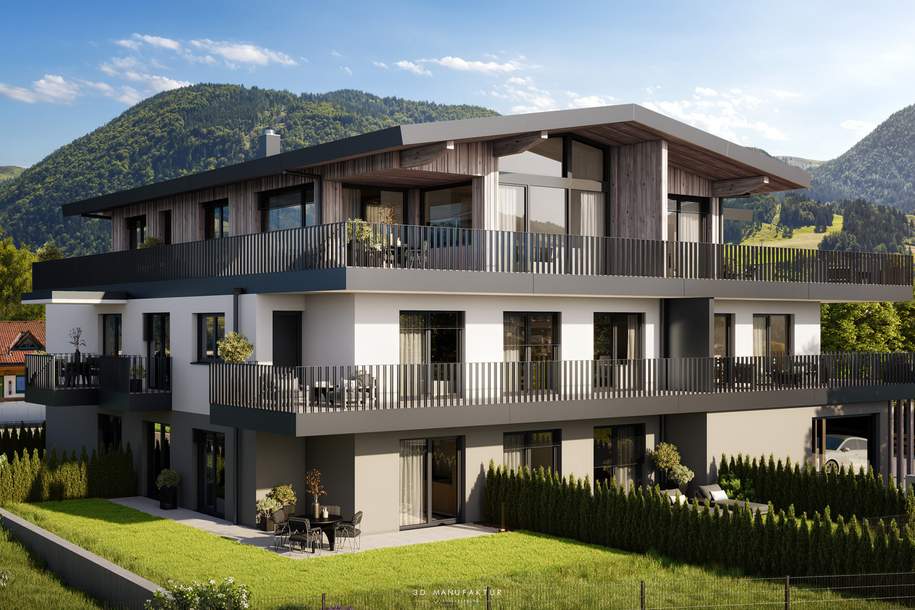 K5 Top 1 - Gartenwohnung in exklusivem Neubau, Wohnung-kauf, 595.000,€, 6382 Kitzbühel