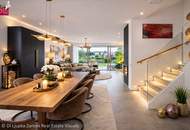 Möbliertes Designer-Doppelhaus mit Spa & Pool nahe Wien