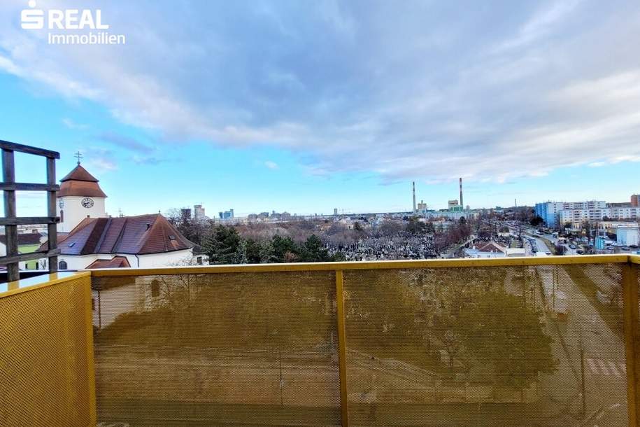 3-ZIMMER BALKONMIETE MIT BLICK, Wohnung-miete, 1.099,35,€, 1110 Wien 11., Simmering