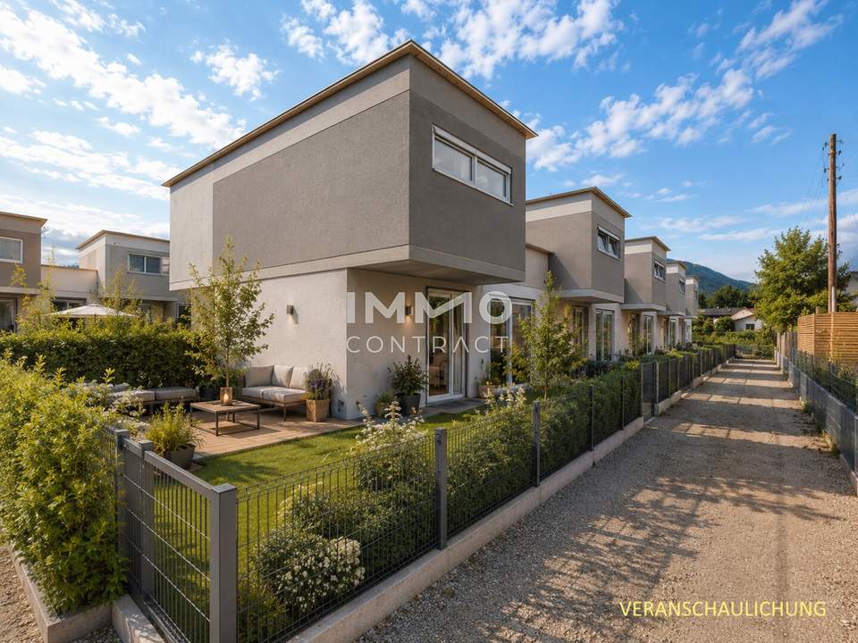 Reihenhaus in Grünlage mit Terrassen und Eigengarten!