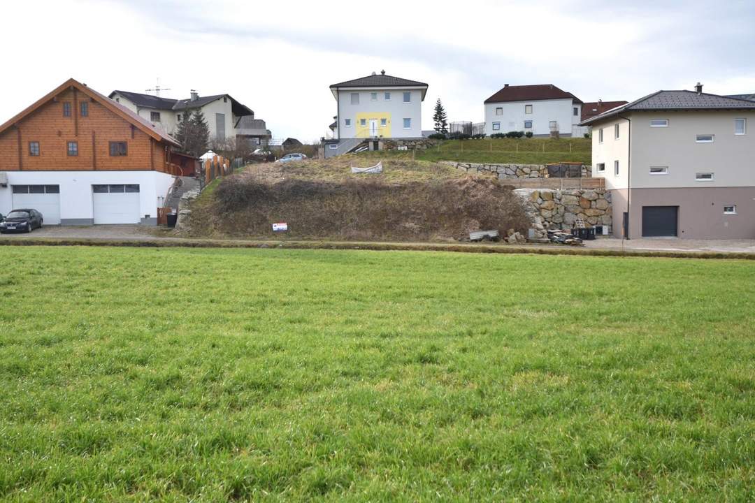 Baugrundstück in Rosenau mit Blick auf den Sonntagberg