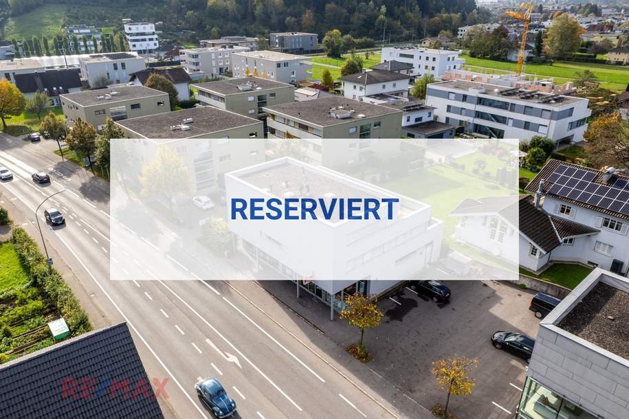 Repräsentative Verkaufsfläche an hochfrequentierter Straße in Feldkirch, Gewerbeobjekt-miete, 6800 Feldkirch