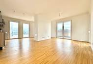 Ca. 10 Gehminuten von Wien! Wohnen mit Stil &amp; Freiraum! ~118 m² Terrasse I Tiefgarage I Klimaanlage I Schnellbahn-Nähe