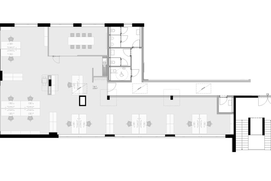 Bürofläche Gewerbegebiet Hall in Tirol, Gewerbeobjekt-miete, 3.226,50,€, 6060 Innsbruck-Land