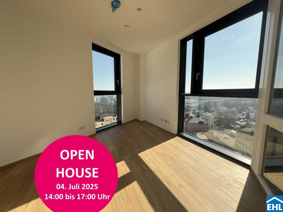 OPEN HOUSE AM FREITAG 04.07 von 14.00 Uhr bis 17.00 Uhr – Bulgariplatz 11 OHNE VORANMELDUNG