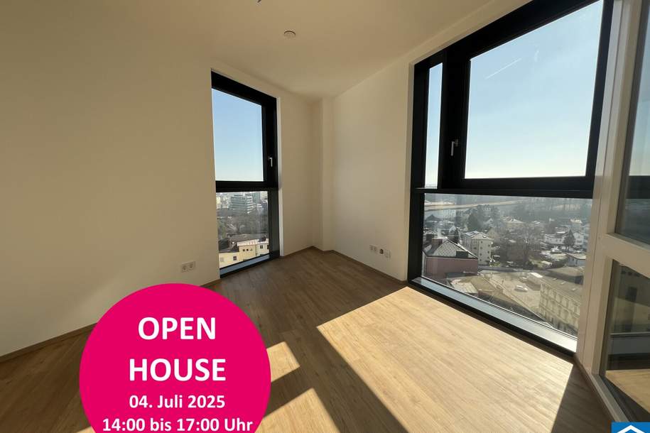 OPEN HOUSE AM FREITAG 04.07 von 14.00 Uhr bis 17.00 Uhr – Bulgariplatz 11 OHNE VORANMELDUNG, Wohnung-miete, 670,00,€, 4020 Linz(Stadt)