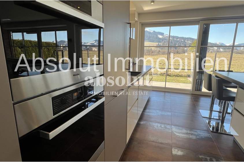 Exklusive Gartenwohnung mit freiem Blick auf das Kitzbüheler Horn! 2 SZ, Designküche, Sauna, Carport, Wohnung-kauf, 1.230.000,€, 6380 Kitzbühel