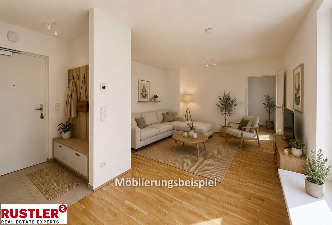 kompakte 2 Zimmerwohnung mit Terrasse