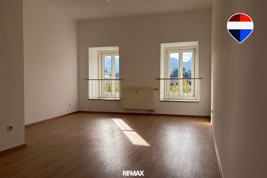 ZU MIETEN! Wohnen im Herzen der Kaiserstadt – 2-Zimmer-Wohnung mit Blick auf die Esplanade, Wohnung-miete, 760,54,€, 4820 Gmunden