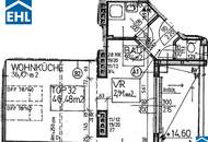 Gemütliche 1,5- Zimmer Dachgeschosswohnung mit Terrasse am Matznerpark