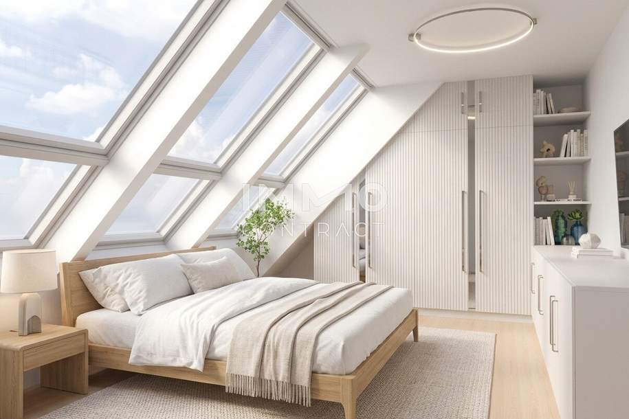 Exklusive DG-Wohnung mit viel Platz, Tageslichtbad und zwei Terrassen! Provisionsfrei, Wohnung-kauf, 295.920,€, 1220 Wien 22., Donaustadt