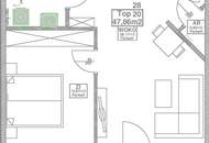 Moderne 2-Zimmer-Neubauwohnung mit Balkon nahe U3