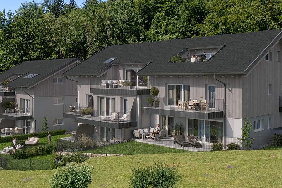 ATTERSEE - Neubau-Gartenwohnung mit 1,5 Zimmern in Steinbach, Wohnung-kauf, 280.000,€, 4853 Vöcklabruck