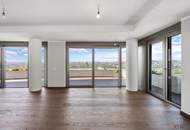 DANUBE PENTHOUSE mit XXL Freifläche Richtung Innenstadt ** 4 Zimmer & 3 Bäder