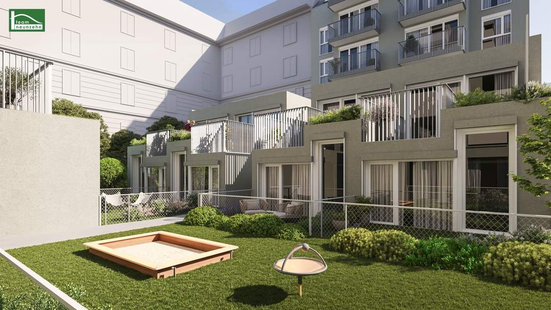 Investoren aufgepasst (Anlegerwohnung) - Traumhafte EG-Wohnung mit Garten in absoluter Hofruhelage mit Küche (Airbnb möglich)