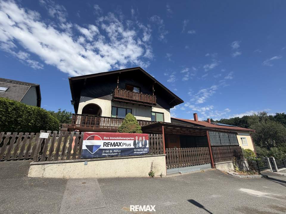 Viel Potenzial für die ganze Familie – Einfamilienhaus mit herrlicher Aussicht in Oberwölbling