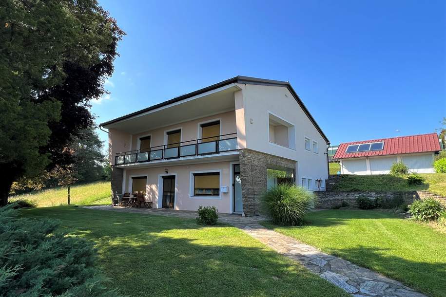Tolles Wohnhaus in guter, zentraler Lage mit Garagen und herrlichem Garten, Haus-kauf, 389.000,€, 7561 Jennersdorf