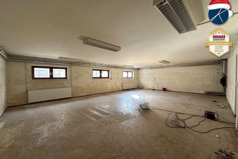 Beheizter Hobby- / Freizeit- / Proben- / Lagerraum in zentraler Lage, Gewerbeobjekt-miete, 450,00,€, 3550 Krems(Land)