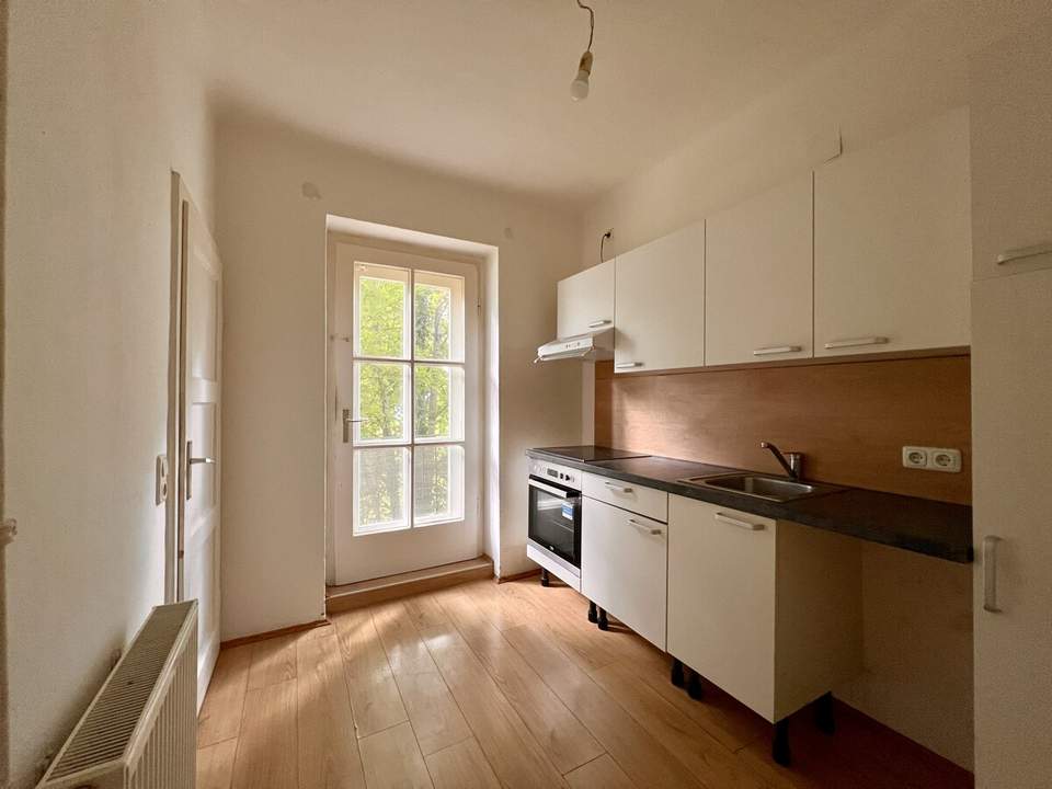 Zur Miete steht eine zentral gelegene 2-Zimmer-Wohnung im 1.OG (ohne Lift) in 8051 Graz-Gösting!
