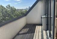 Blick über die Dächer Wien, ums Eck der Schwendermarkt.
