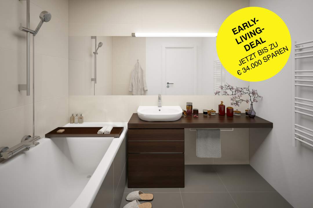 Neuer Preis - Exklusive 4-Zimmer Gartenwohnung mit sonniger Terrasse – Platz für die ganze Familie