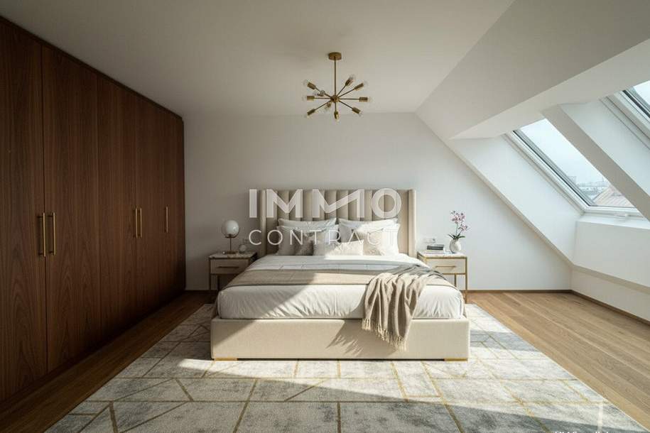 Luxus pur: Exklusiver 4-Zimmer-Dachgeschoß-Erstbezug mit Terrasse und Klimaanlage, Wohnung-kauf, 299.100,€, 1120 Wien 12., Meidling
