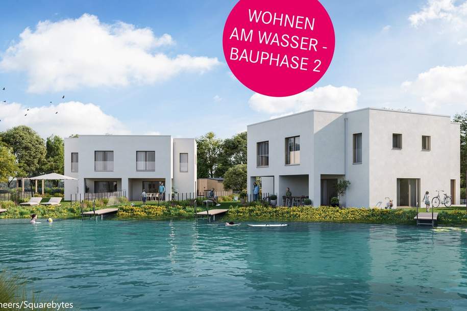 Entspannung pur: Anlagehäuser mit eigenem Badesee in Grafenwörth, Wohnung-kauf, 403.568,€, 3484 Tulln