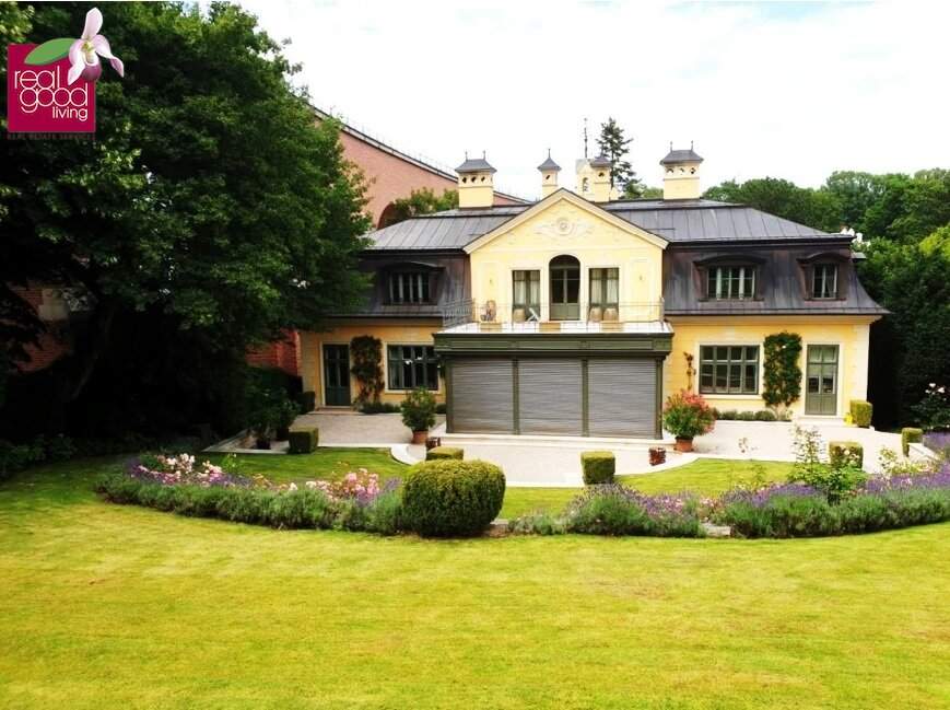 Prestige-Villa in Wien-Mauer – 15 Zimmer, 3.700 m² Gartenparadies, vielseitig nutzbar -Büro &amp; Wohnen vereinbaren!