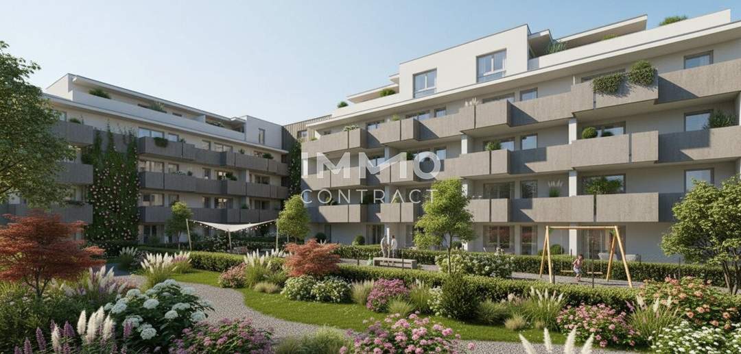 Erstbezug 3-Zi-Wohnung mit Terrasse und Top Ausstattung! Provisionsfrei.