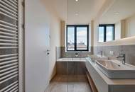 TRAUMBLICK und kuschliger KAMIN! Dachgeschoß-Maisonette mit 3 Terrassen! Garagenkauf im Haus möglich