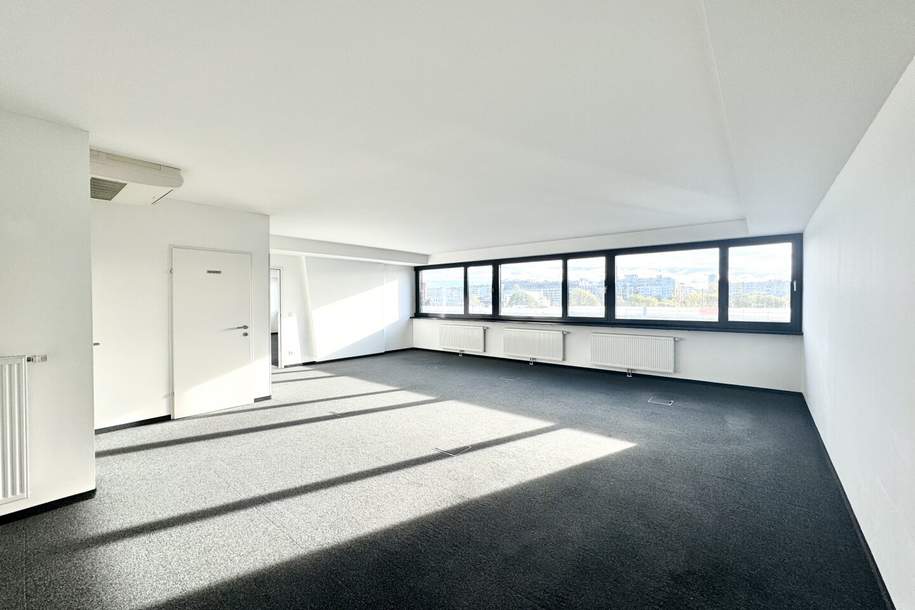 Büro mit freiem Blick + Citynähe + Klimaanlage + Tiefgarage + individuell gestaltbarer Grundriss, Gewerbeobjekt-miete, 2.373,76,€, 1190 Wien 19., Döbling