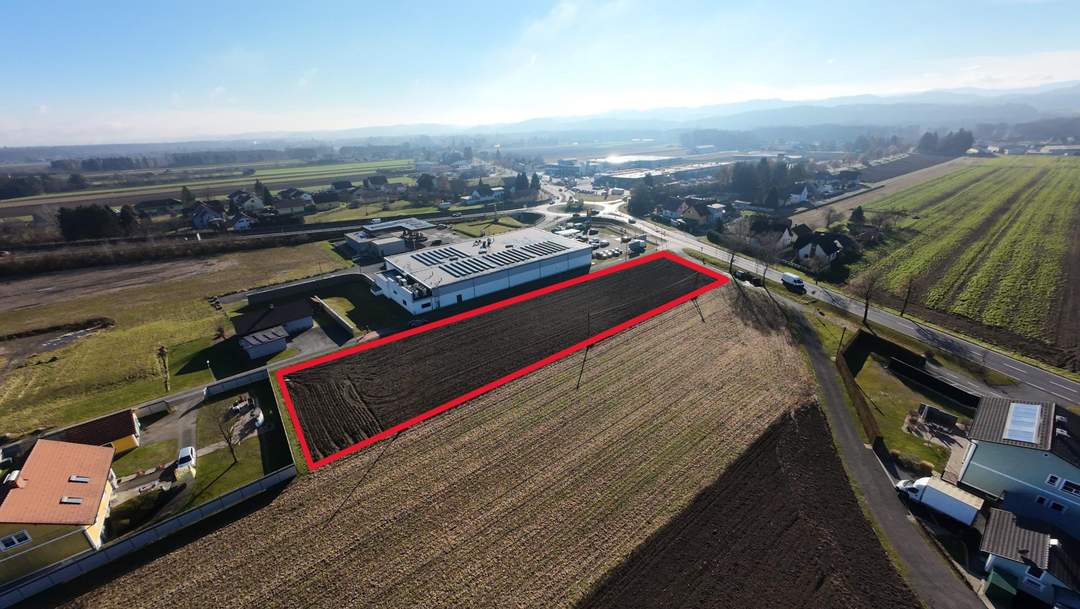 Baugrundstück in Vogau bei Straß – Top-Lage mit Entwicklungspotenzial Widmung WA 0,2-0,5 ca. 4131 m²