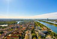 Neue Donau: 37. Etage - Studio mit Gym, Pool, Lounges, Billa im Haus
