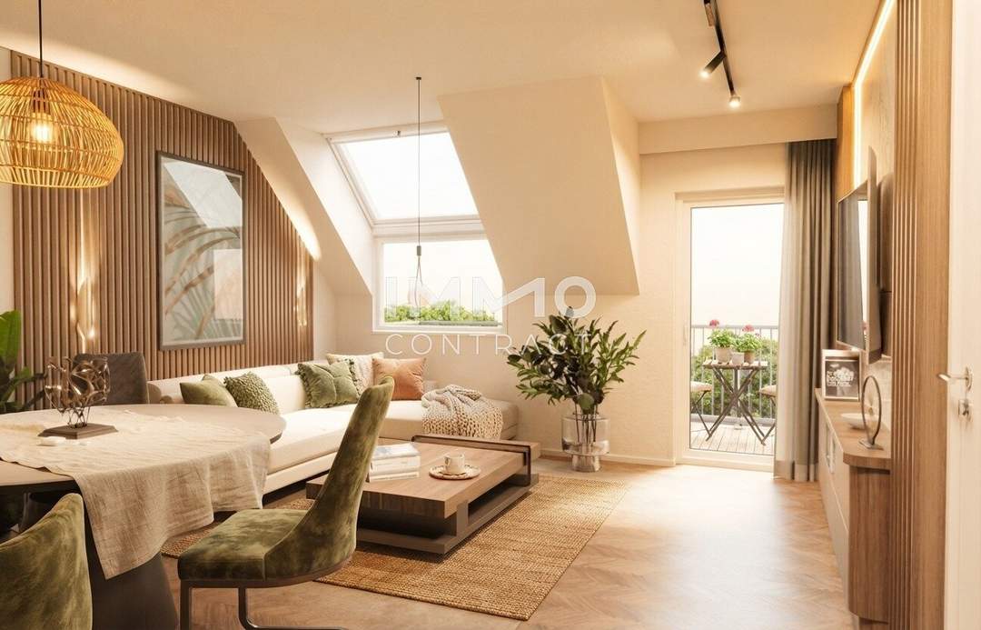 Provisionsfrei! 4 Zimmer mit Terrasse am Wiener Stadtrand in Essling