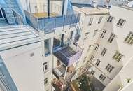 Erstbezug - Atemberaubende Dachterrasse in den Innenhof!