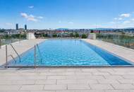 Urlaubsfeeling | Dachterrasse m. Pergola, Garten u. privaten Zugang zum Rooftop-Pool | Familienfreundliche Anlage | DAN Küche l Tiefgarage