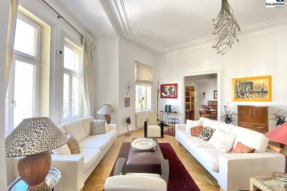 360° TOUR // MÖBLIERTE INNENSTADT - STILWOHNUNG/ FURNISHED CLASSIC STYLE CITY APARTMENT, Wohnung-miete, 3.960,00,€, 1010 Wien 1., Innere Stadt