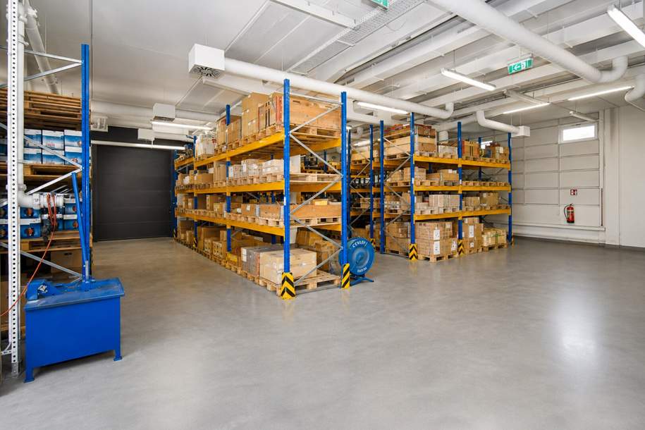 Kombination Lagerhalle 800 m2 mit Büro 146 m2 in 1140 Wien, Gewerbeobjekt-miete, 11.173,53,€, 1140 Wien 14., Penzing