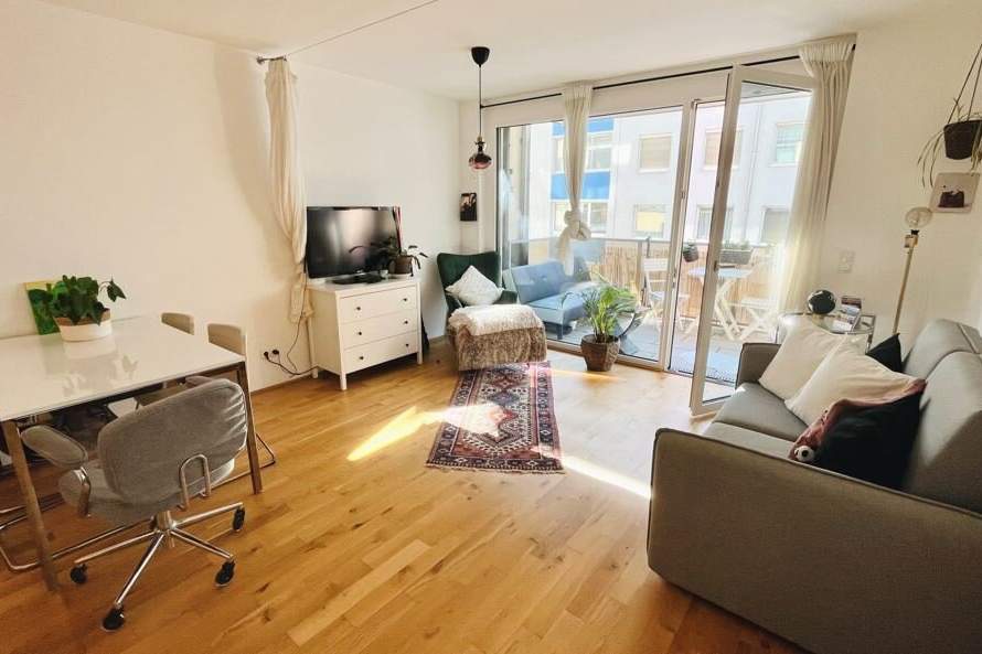 Schöne 2-Zimmer-Wohnung mit Balkon in 1050 Wien, Wohnung-miete, 1.099,00,€, 1050 Wien 5., Margareten