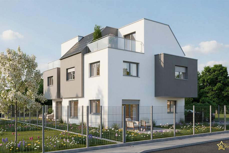 ZWISCHEN MARCHEFELDKANAL UND KH FLORIDSDORF! 198 m² NFL. PREMIUM DOPPELHAUS MIT KELLER UND 150 m² GARTEN. PROVISIONSFREI für den Käufer., Haus-kauf, 789.900,€, 1210 Wien 21., Floridsdorf