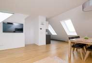 Exklusive Dachgeschosswohnung mit 2 Terrassen nahe Augarten – Ruhelage &amp; Fernblick