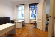 Flexibel anmietbares, möbliertes 2-Zimmer-Altbau-Büro beim WIFI
