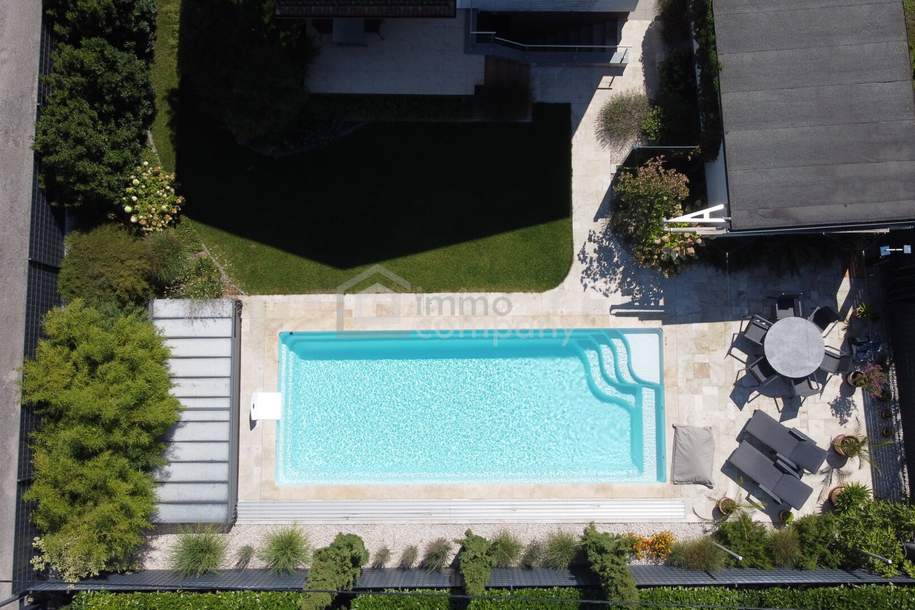 Von April bis Oktober schwimmen und das im Zentrum von Enns!, Haus-kauf, 689.000,€, 4470 Linz-Land