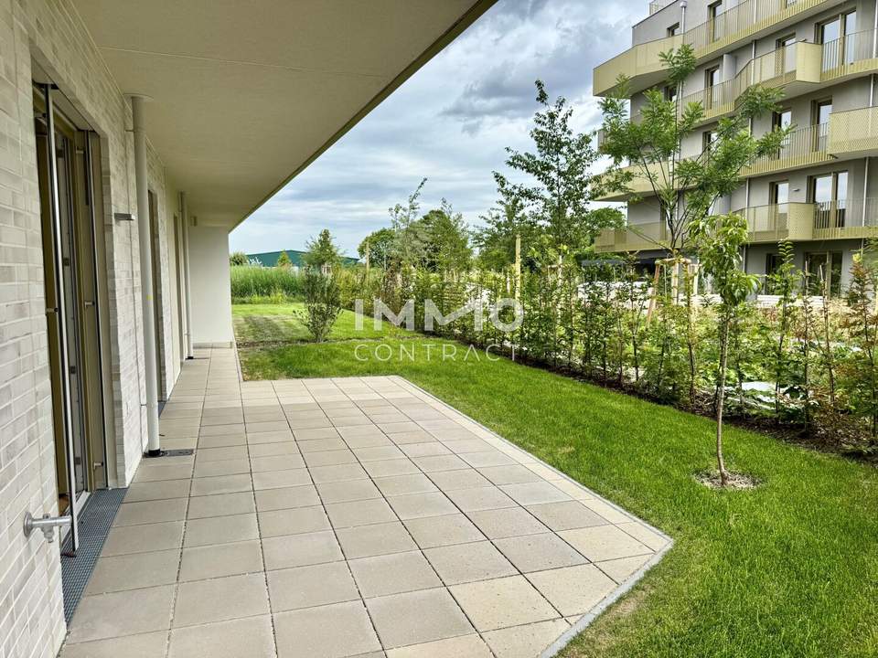 Provisionsfrei: Gerasdorfer Straße - Erstbezug mit 60m2 Garten: Von der Sonne geküsst