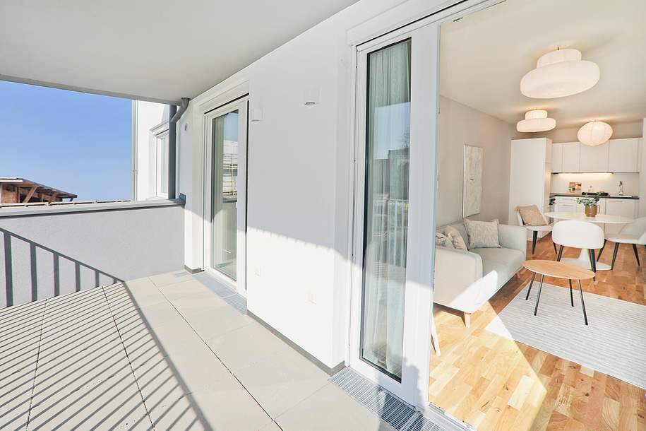 Optimale Ruhelage in Hirschstetten UND gute Anbindung: Provisionsfrei 2-Zimmer-Wohnung mit Balkon!, Wohnung-miete, 799,82,€, 1220 Wien 22., Donaustadt