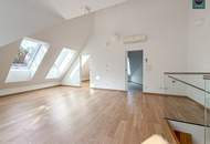 Provisionsfrei: Klimatisiertes Dachgeschoss Maisonette Apartment mit 2 Balkonen in Bestlage von Grinzing!